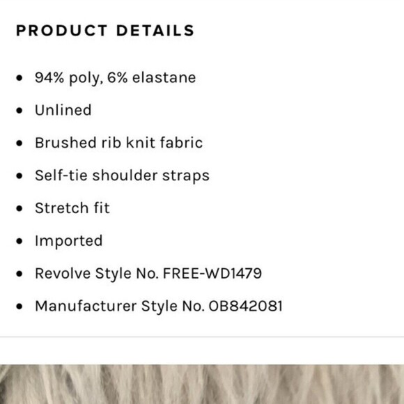 Intimately Free People Something Bout You Mini Dress Womens Large Ribbed Orange - Picture 11 of 11